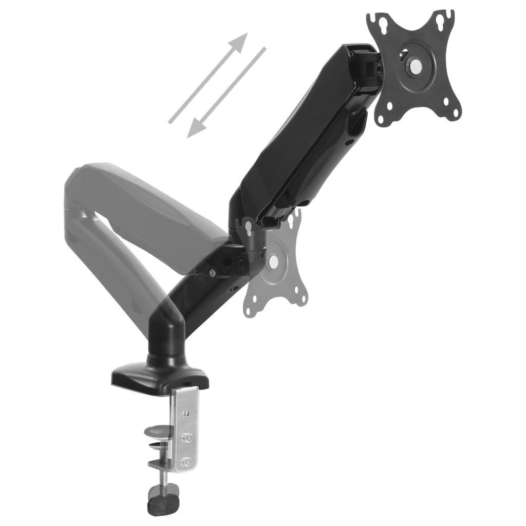 TV Monitor Desk Mount 13"-27" with Gas Spring Single Arm